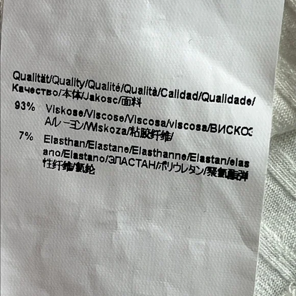 Hugo Boss Cream Ribbed Mock Neck - Picture 7 of 7